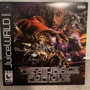 Authentic Signed Juice WRLD Death Race for Love Vinyl